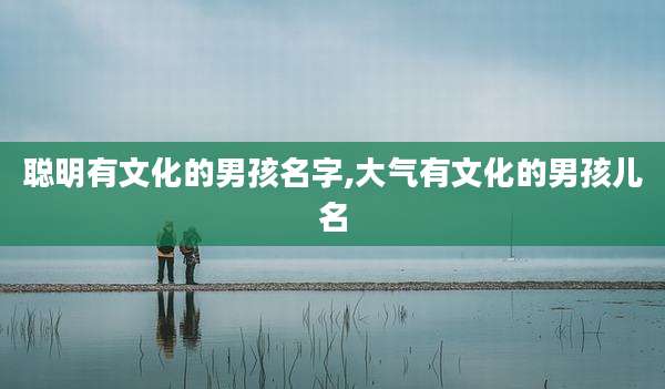 聪明有文化的男孩名字,大气有文化的男孩儿名