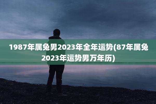 1987年属兔男2023年全年运势(87年属兔2023年运势男万年历)