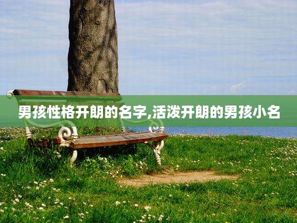 男孩性格开朗的名字,活泼开朗的男孩小名