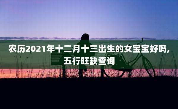 农历2021年十二月十三出生的女宝宝好吗,五行旺缺查询