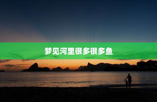 梦见河里很多很多鱼