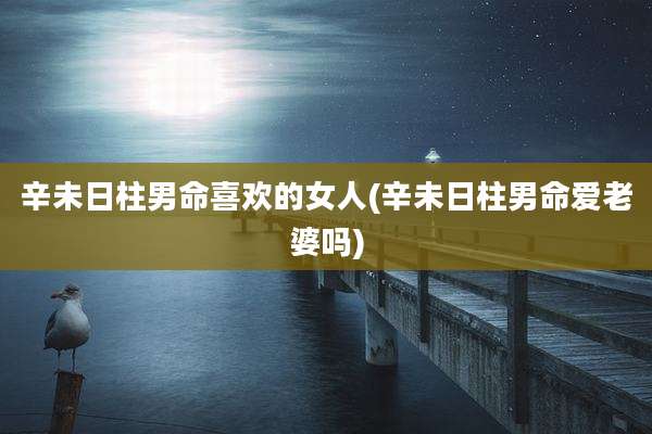辛未日柱男命喜欢的女人(辛未日柱男命爱老婆吗)