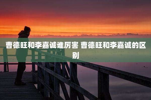 曹德旺和李嘉诚谁厉害 曹德旺和李嘉诚的区别