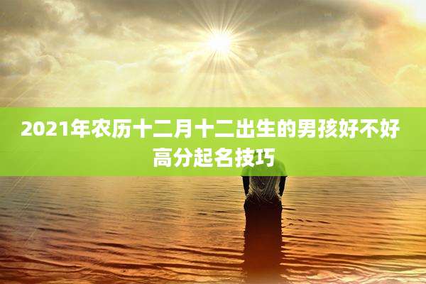 2021年农历十二月十二出生的男孩好不好 高分起名技巧