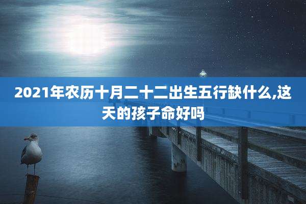 2021年农历十月二十二出生五行缺什么,这天的孩子命好吗