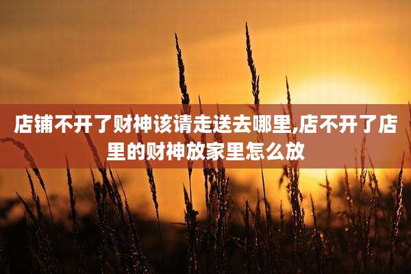 店铺不开了财神该请走送去哪里,店不开了店里的财神放家里怎么放