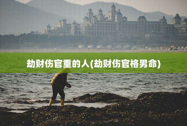 劫财伤官重的人(劫财伤官格男命)