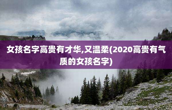 女孩名字高贵有才华,又温柔(2020高贵有气质的女孩名字)