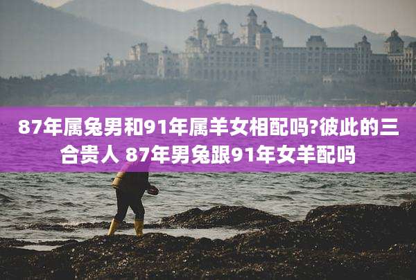 87年属兔男和91年属羊女相配吗?彼此的三合贵人 87年男兔跟91年女羊配吗