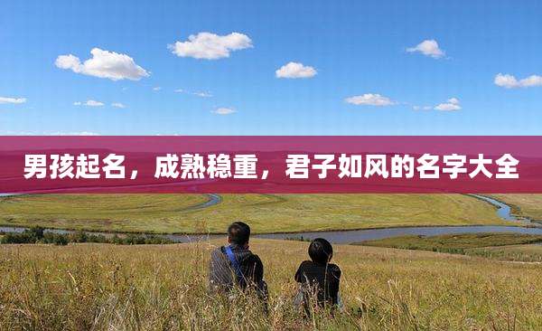 男孩起名，成熟稳重，君子如风的名字大全