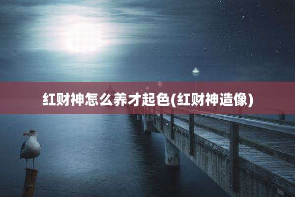 红财神怎么养才起色(红财神造像)