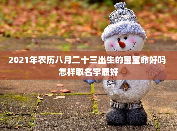 2021年农历八月二十三出生的宝宝命好吗 怎样取名字最好