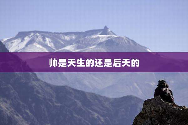 帅是天生的还是后天的