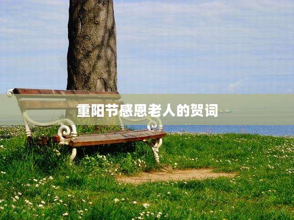 重阳节感恩老人的贺词