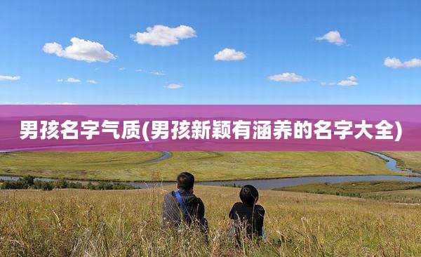 男孩名字气质(男孩新颖有涵养的名字大全)