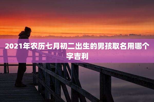 2021年农历七月初二出生的男孩取名用哪个字吉利