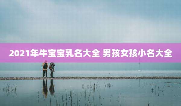 2021年牛宝宝乳名大全 男孩女孩小名大全