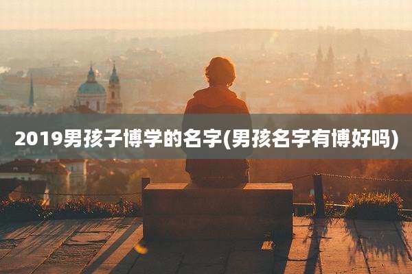 2019男孩子博学的名字(男孩名字有博好吗)