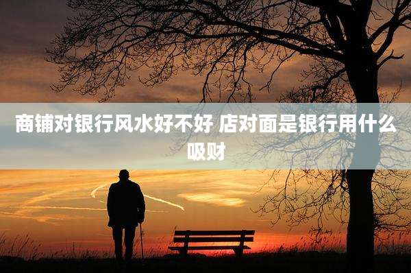 商铺对银行风水好不好 店对面是银行用什么吸财