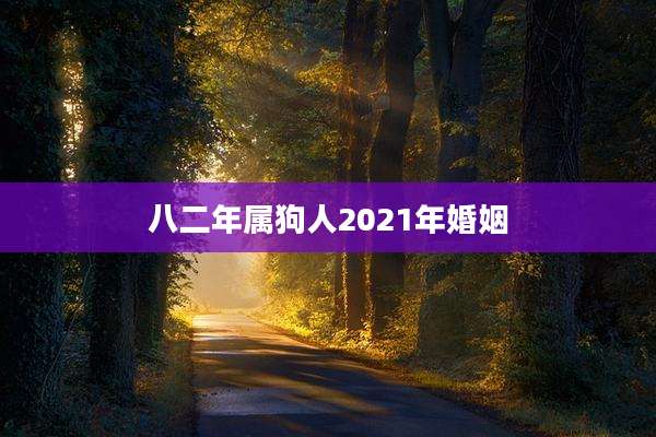 八二年属狗人2021年婚姻