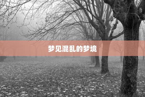 梦见混乱的梦境
