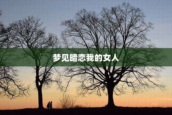 梦见暗恋我的女人