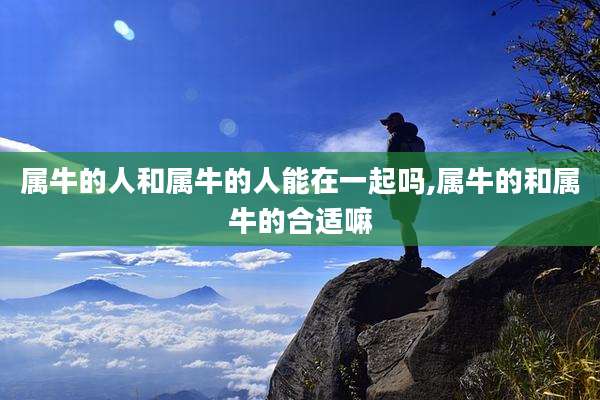 属牛的人和属牛的人能在一起吗,属牛的和属牛的合适嘛