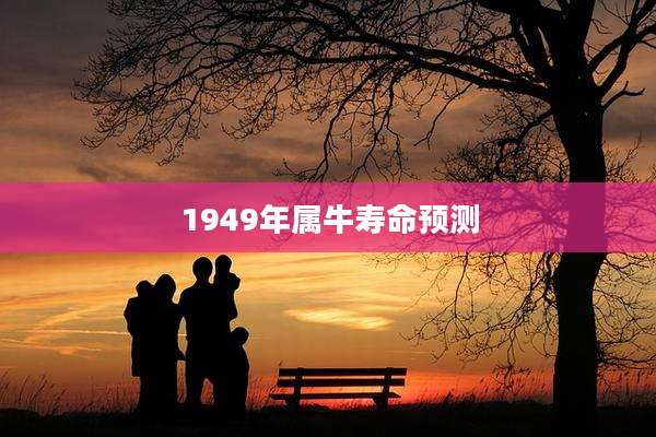 1949年属牛寿命预测