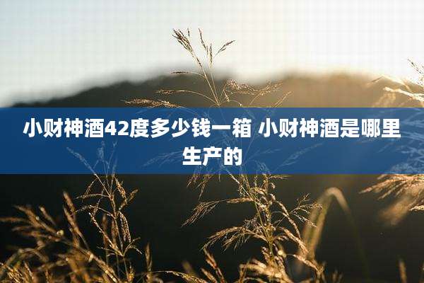 小财神酒42度多少钱一箱 小财神酒是哪里生产的