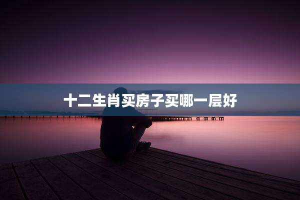 十二生肖买房子买哪一层好