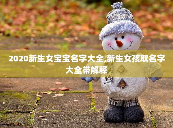 2020新生女宝宝名字大全,新生女孩取名字大全带解释