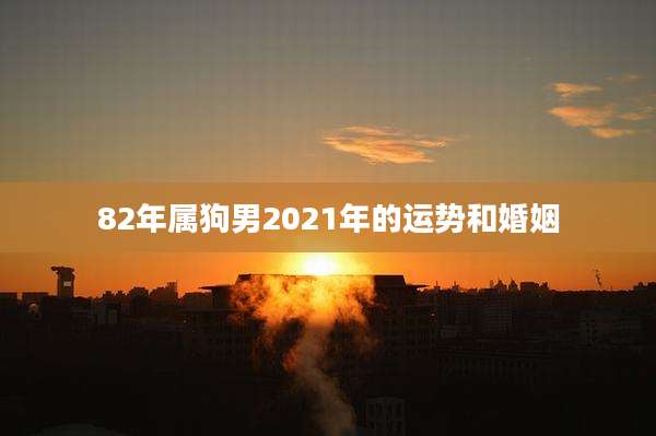 82年属狗男2021年的运势和婚姻