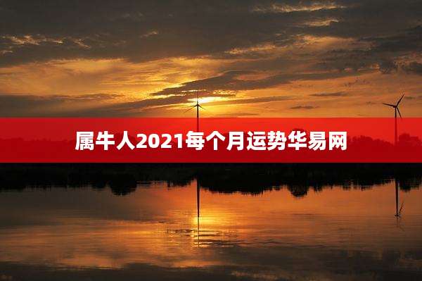 属牛人2021每个月运势华易网