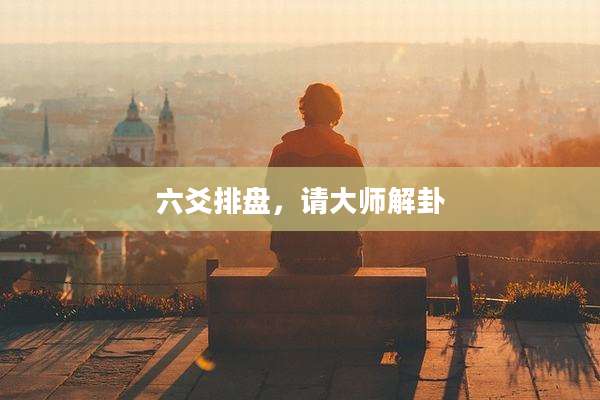 六爻排盘,请大师解卦
