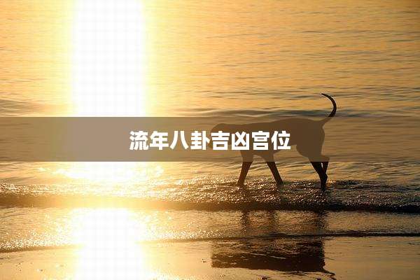 流年八卦吉凶宫位