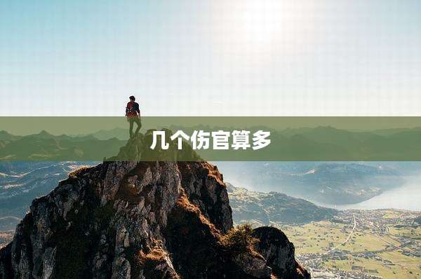 几个伤官算多