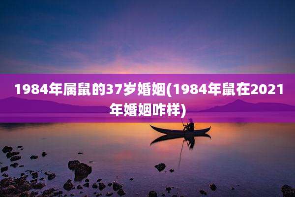 1984年属鼠的37岁婚姻(1984年鼠在2021年婚姻咋样)