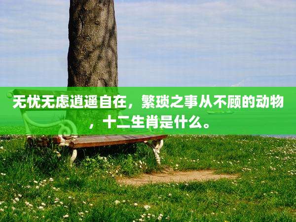 无忧无虑逍遥自在，繁琐之事从不顾的动物，十二生肖是什么。