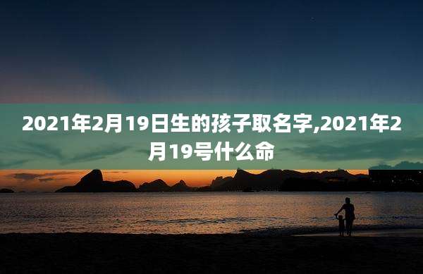 2021年2月19日生的孩子取名字,2021年2月19号什么命