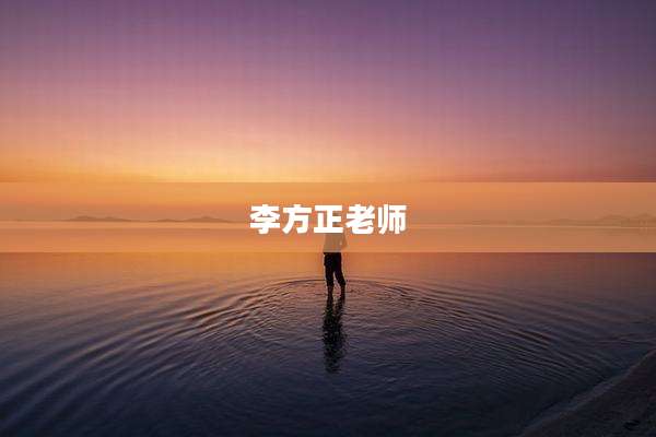 李方正老师