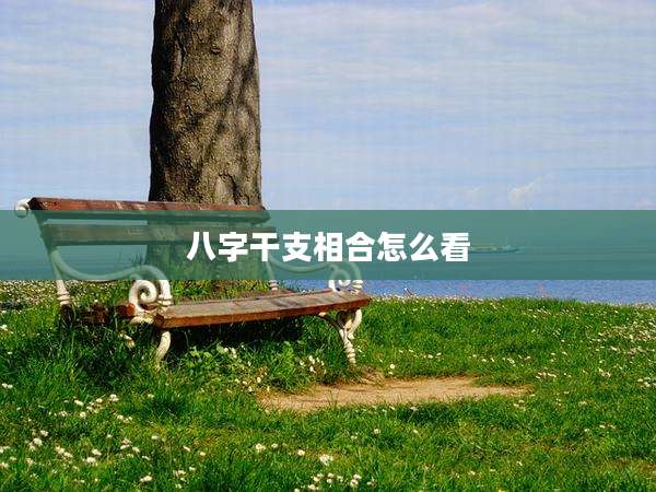 八字干支相合怎么看