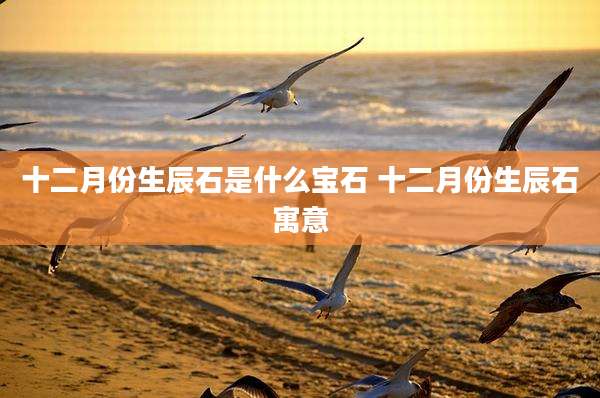 十二月份生辰石是什么宝石 十二月份生辰石寓意