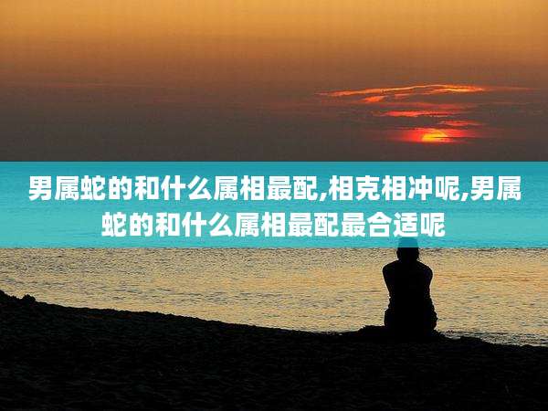 男属蛇的和什么属相最配,相克相冲呢,男属蛇的和什么属相最配最合适呢