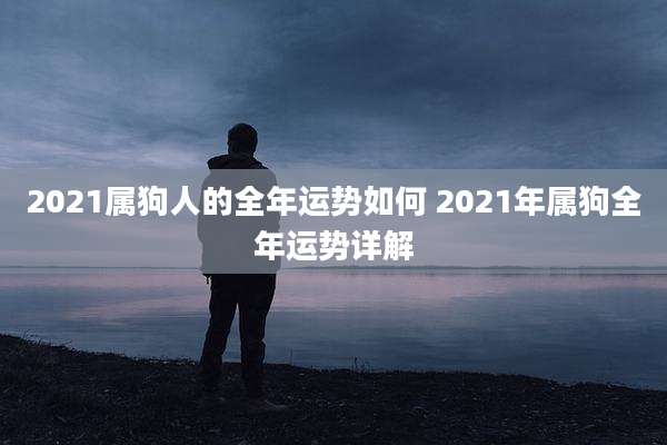 2021属狗人的全年运势如何 2021年属狗全年运势详解