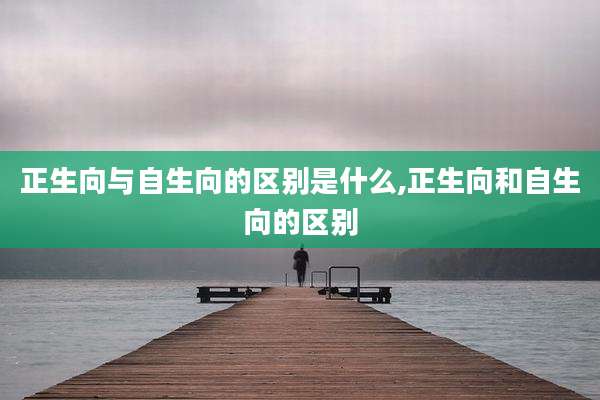 正生向与自生向的区别是什么,正生向和自生向的区别