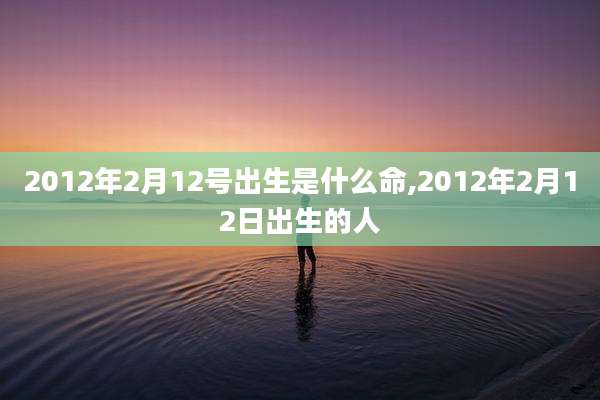 2012年2月12号出生是什么命,2012年2月12日出生的人