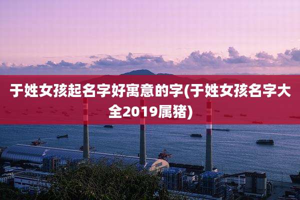 于姓女孩起名字好寓意的字(于姓女孩名字大全2019属猪)