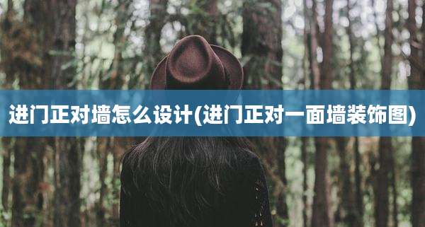 进门正对墙怎么设计(进门正对一面墙装饰图)