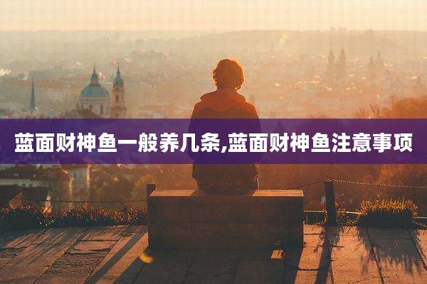 蓝面财神鱼一般养几条,蓝面财神鱼注意事项