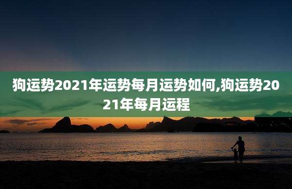 狗运势2021年运势每月运势如何,狗运势2021年每月运程